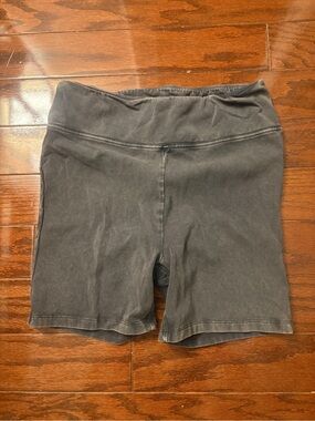 Free People Movement Acid Wash Bike Shorts Medium NWOT